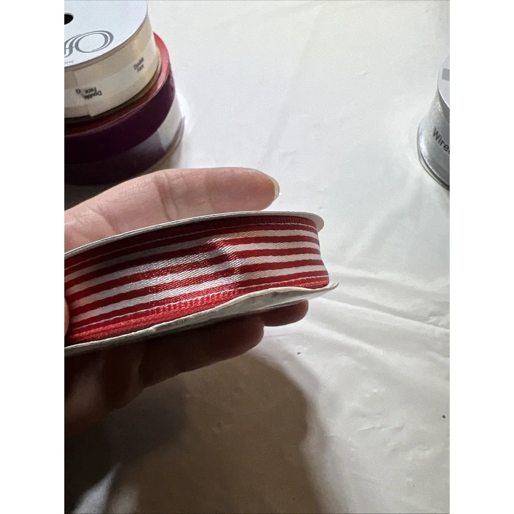 Lot Of 6 Rolls Of Crafting Ribbon #1